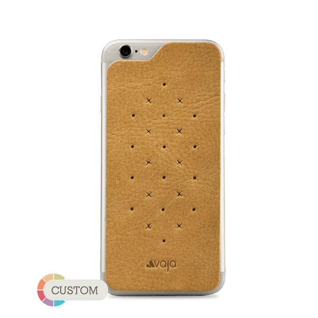 Premium Customizable Leather Phone Case for iPhone 6/6s - Durable Genuine Leather Cover with Personalization Options | Perfect for Business, Travel & Everyday Protection