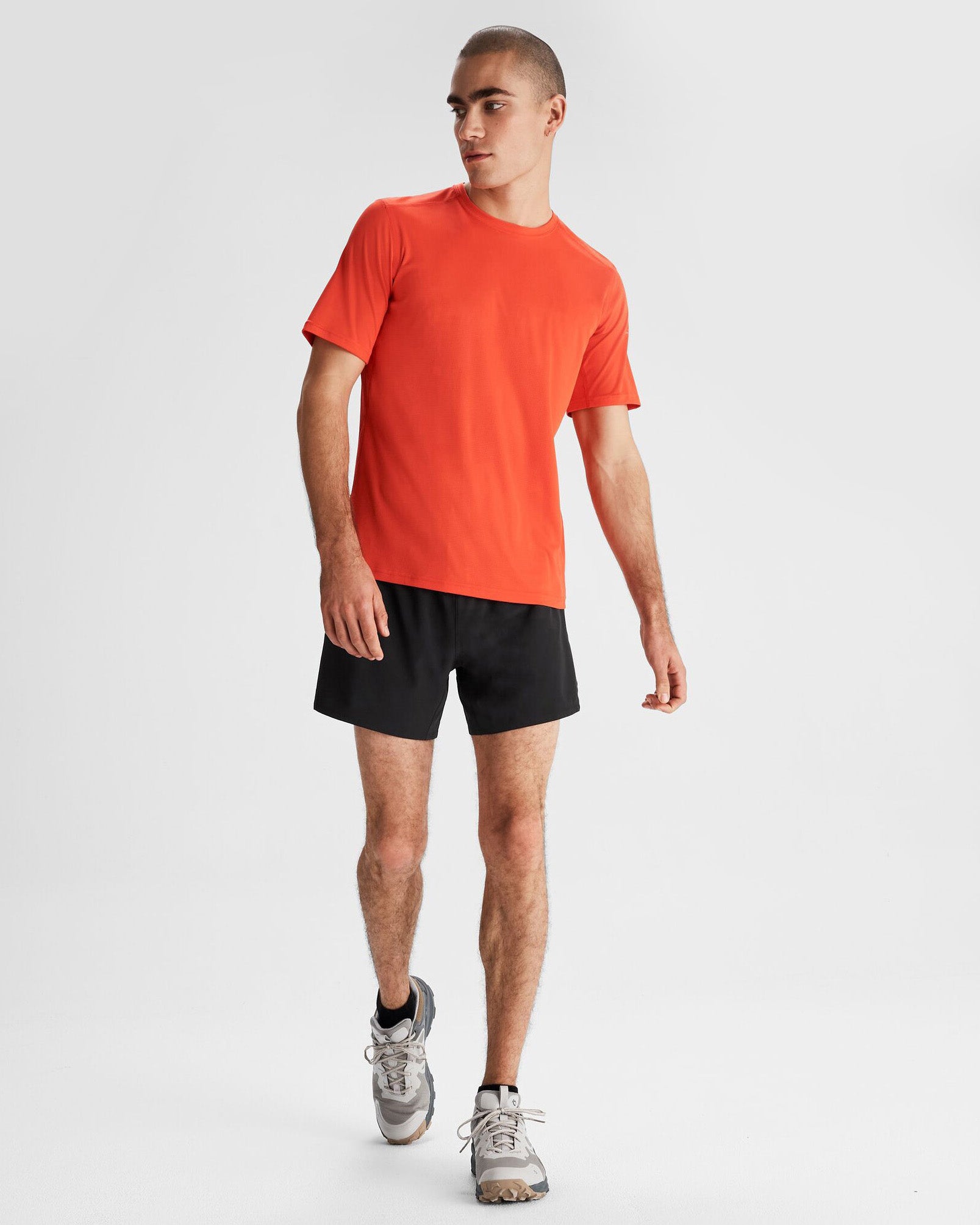 Men's Seeker Lined 5 Inch Shorts - Black Stingray | Comfortable Casual & Athletic Wear for Outdoor Activities, Gym, Running & Summer