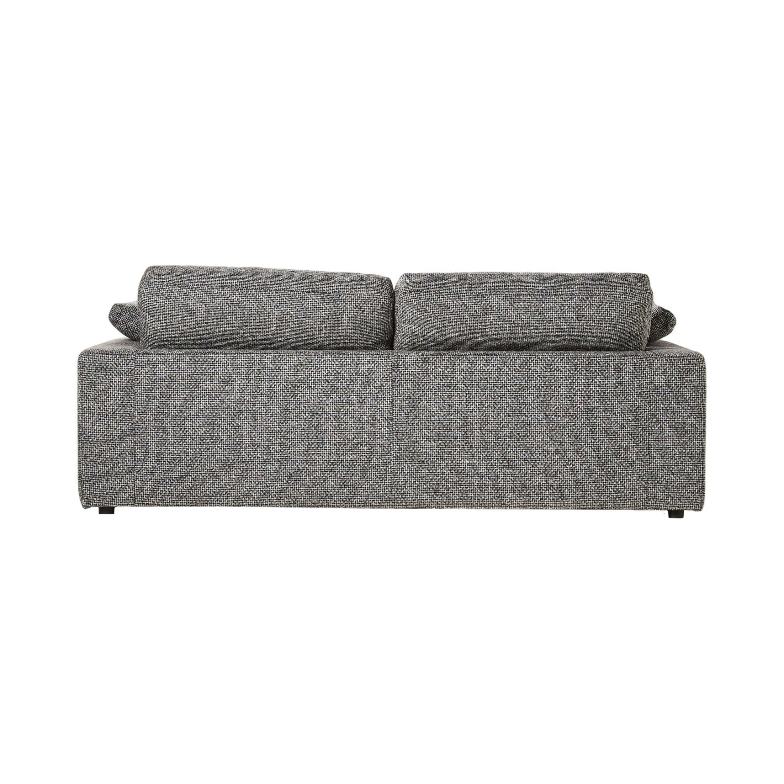 Blakely 3-Seater Sofa with Asher Steel Frame - Modern Living Room Furniture for Small Spaces & Apartments