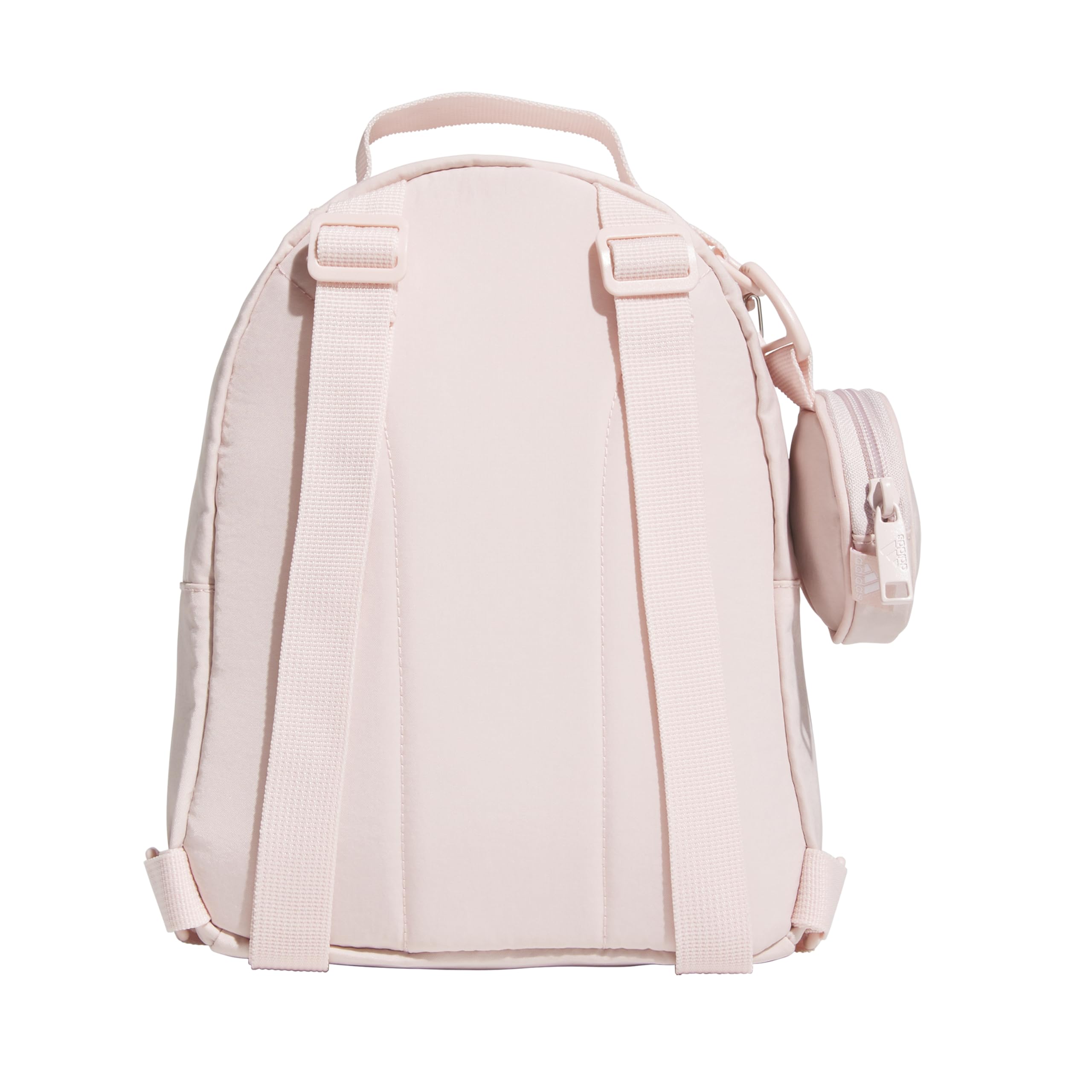 Adidas Must Have Mini Backpack for Women & Teens - Lightweight Small Backpack for Festivals, Travel, School & Daily Use - Sandy Pink One Size - Perfect as Gym Bag, Work Bag & Weekend Getaway Essential