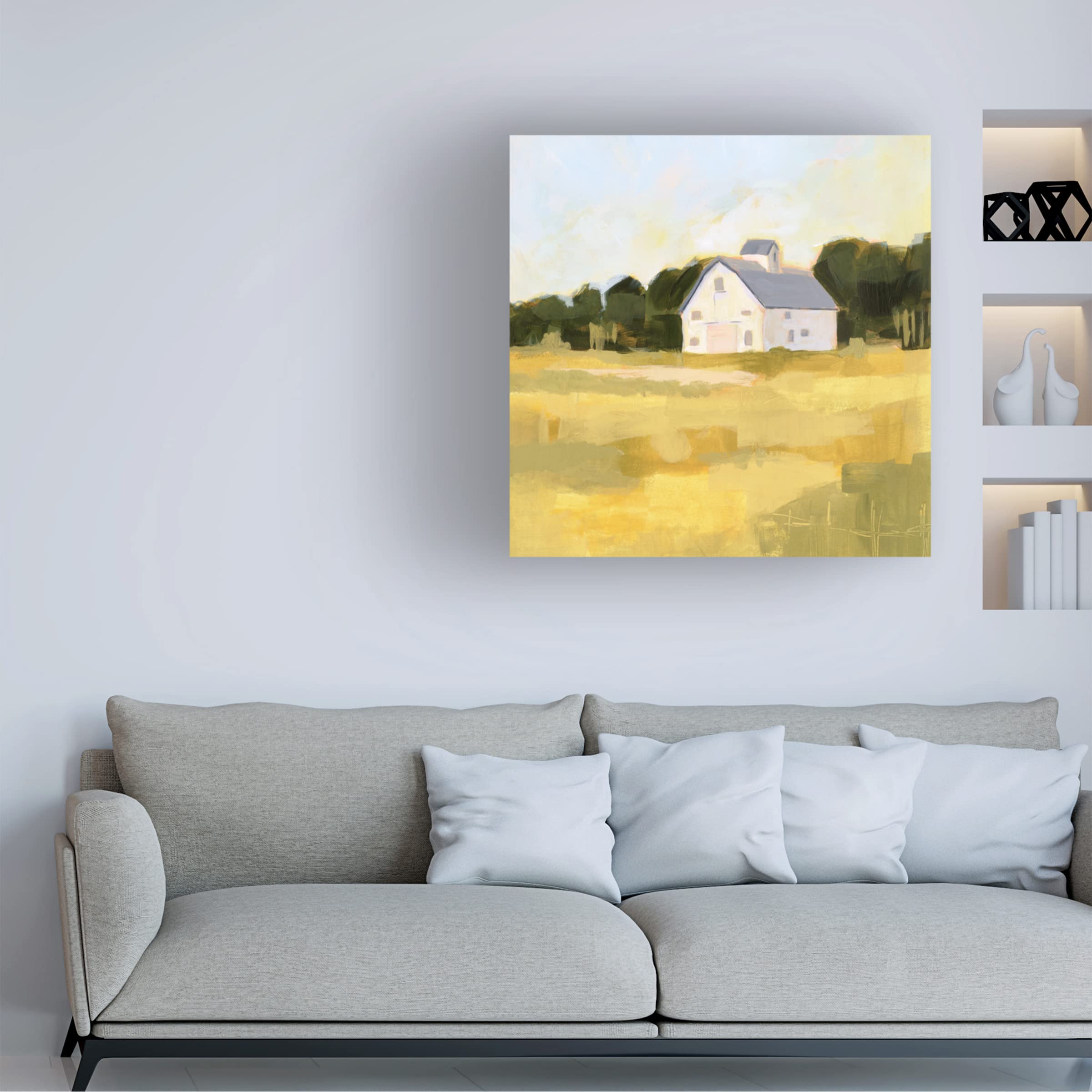 Victoria Borges 'Golden Country II' Canvas Art Print - Premium Trademark Fine Art for Home & Office Decor - Perfect for Living Room, Bedroom, or Office Wall