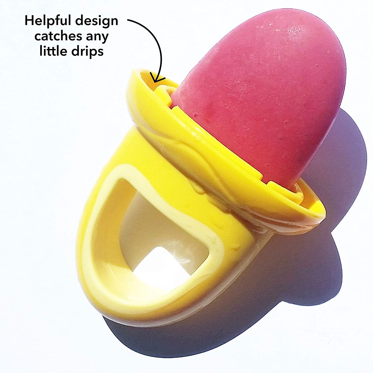 Nuby Garden Fresh Fruitsicle Frozen Pop Tray - 4 Handle BPA-Free Ice Pop Maker for Kids | Perfect for Summer Treats, Birthday Parties & Healthy Snacks