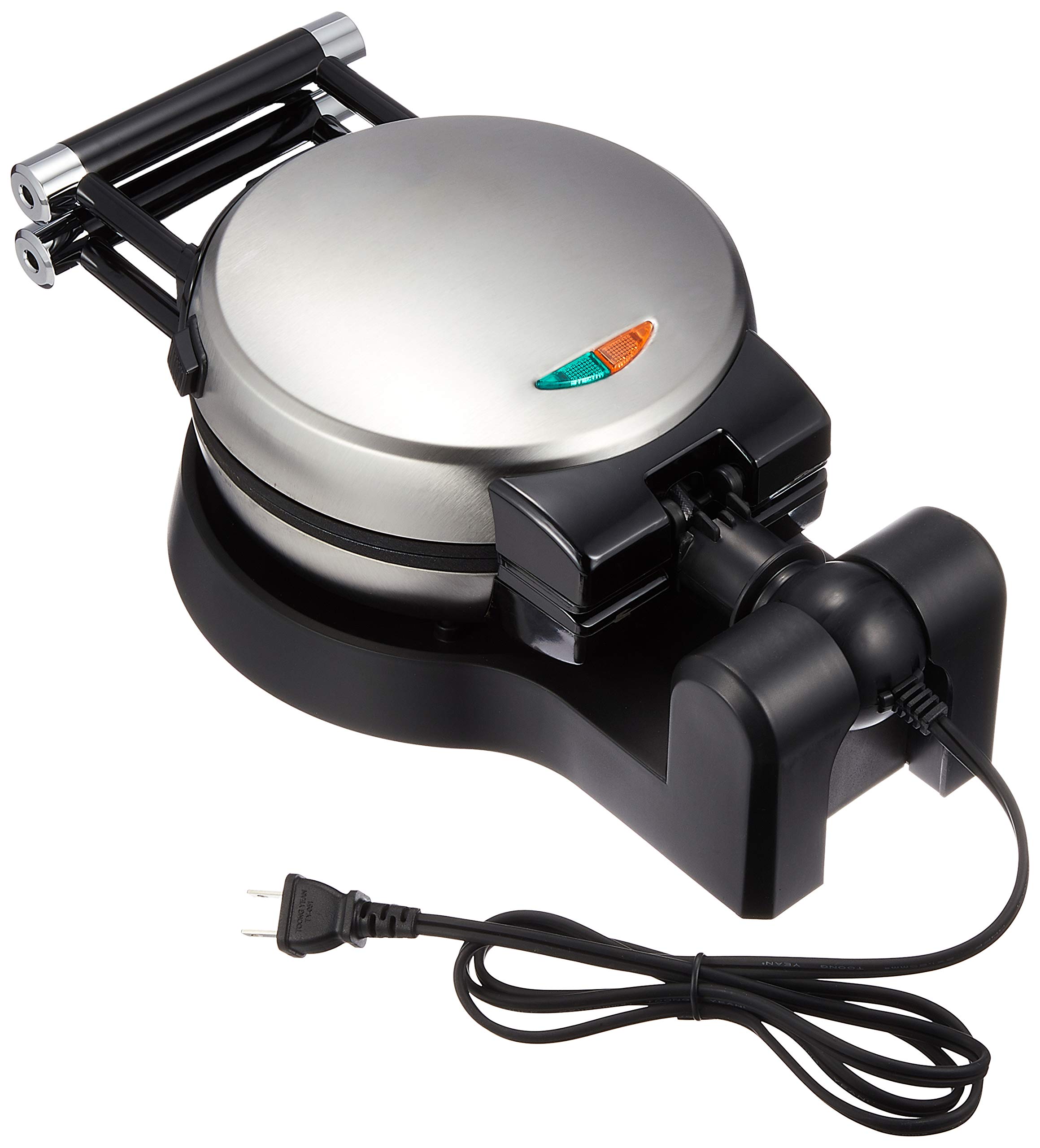 Original Japanese Doshisha Waffle Maker Disney Mickey Mouse Character Waffle Iron (WAFU-100SI) - Silver - Perfect for Breakfast, Kids Parties & Disney-Themed Events