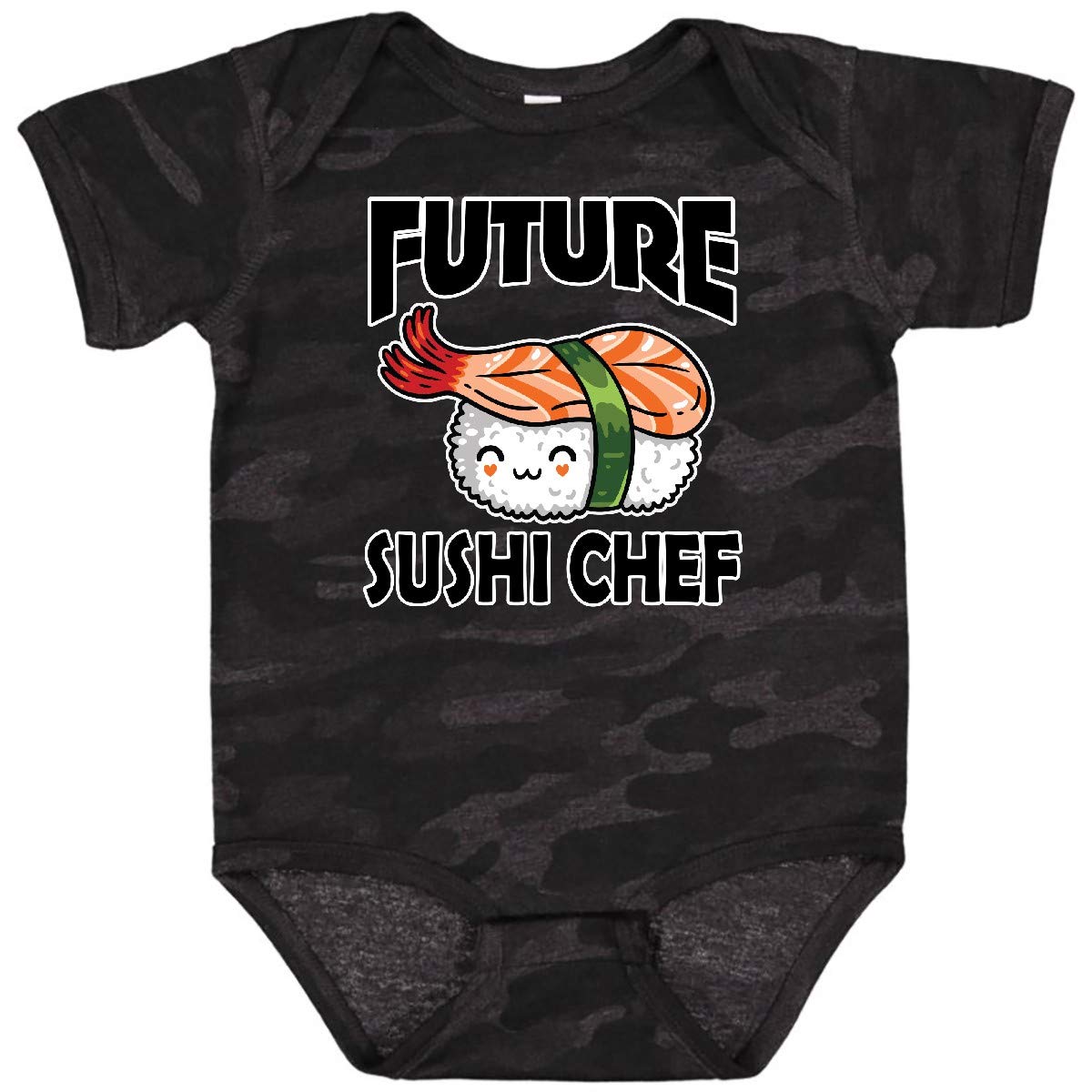 Inktastic Future Sushi Chef Baby Bodysuit - Cute Japanese Food Themed Outfit for Infants & Toddlers - Perfect for Cooking Classes, Themed Parties & Photo Shoots