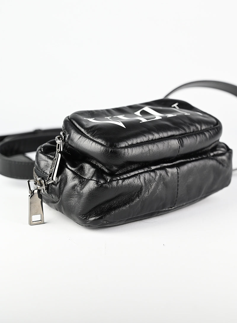 Valentino Black VLTN Crossbody Bag for Women | Luxury Leather Shoulder Purse | Perfect for Parties, Dates & Evening Events