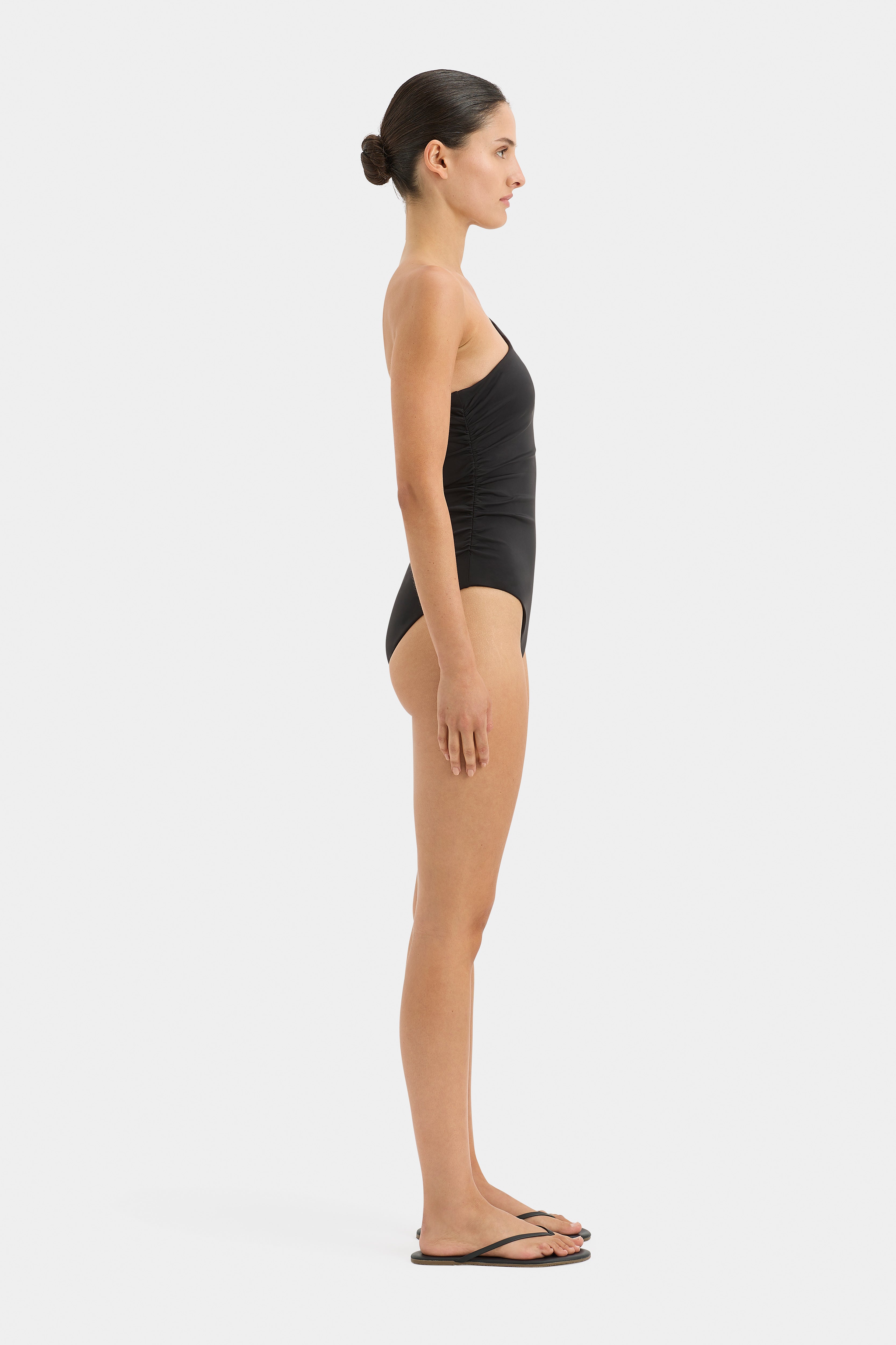 Hendry One Shoulder One Piece Swimsuit - Sexy Monokini Bathing Suit for Women, Perfect for Beach Vacation & Pool Party
