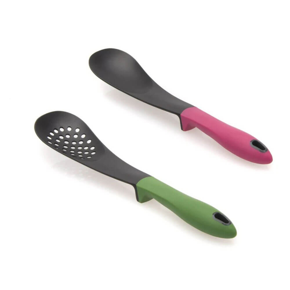 Premium Gloria Kitchen Utensils Set - 15-Piece Non-Stick Cooking Tools with Wooden Handle for Baking, Frying & Serving - Perfect for Home Chefs & Cooking Enthusiasts