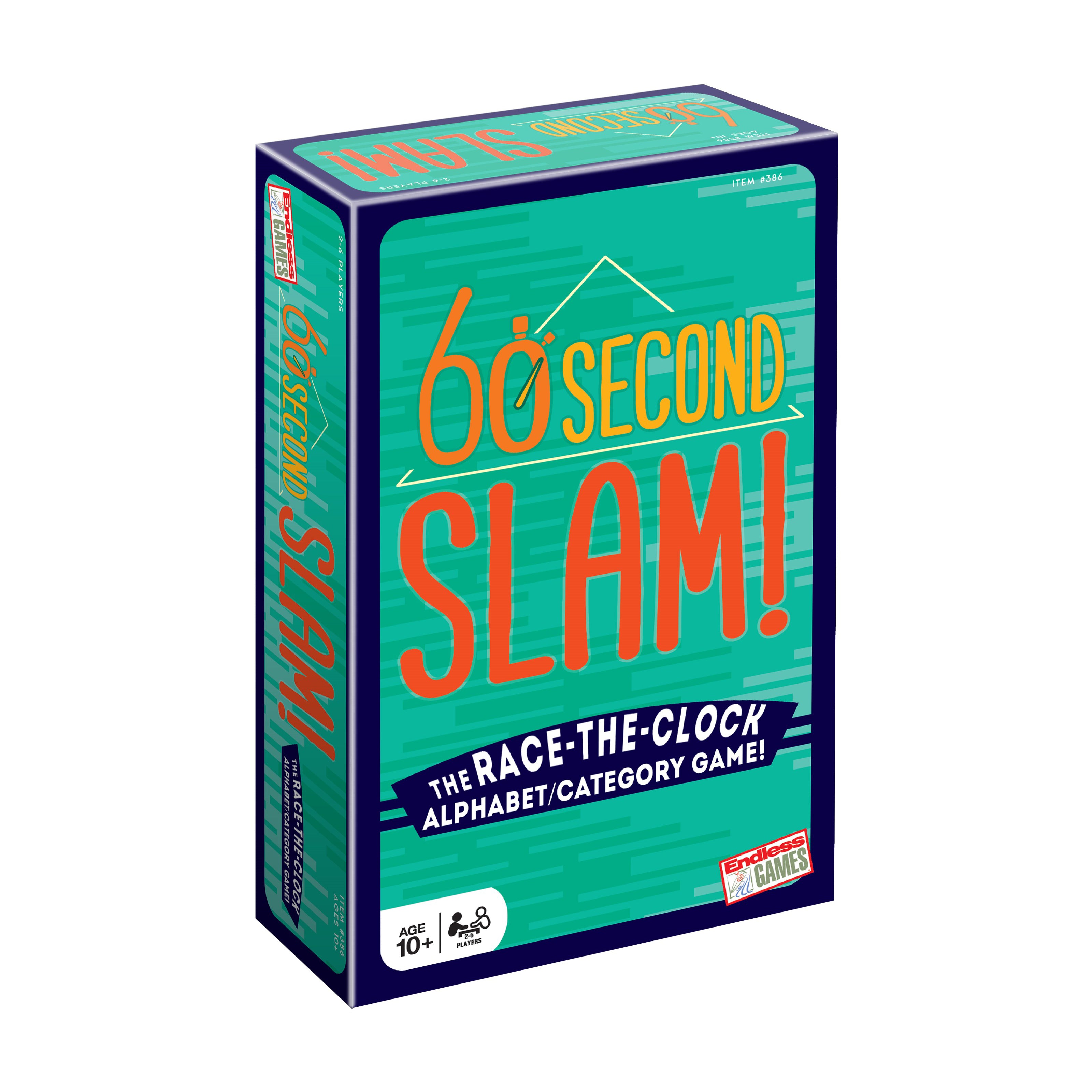 60 Second Slam! Fast-Paced Alphabet Learning Game for Kids - Fun Educational Family Game Night Activity
