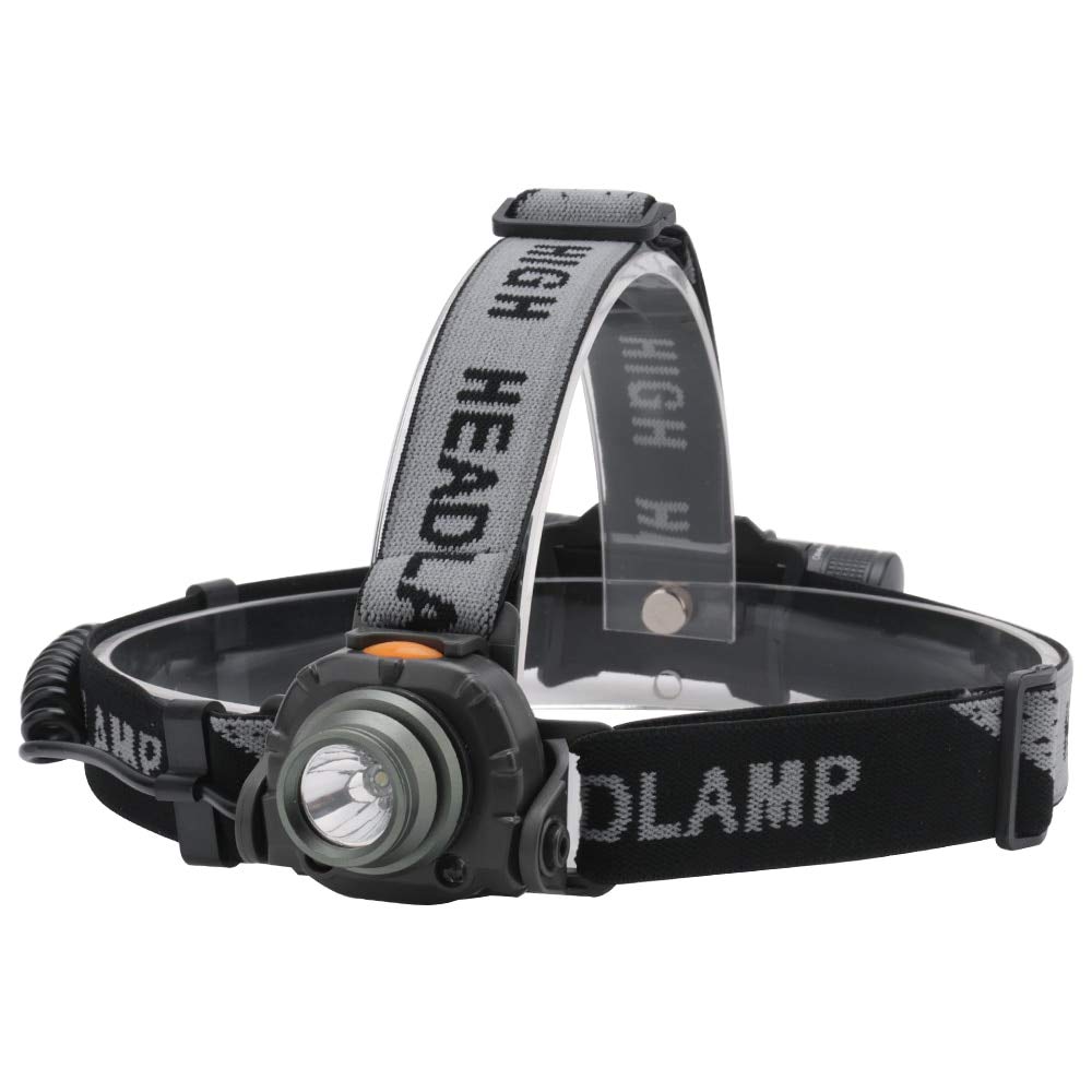 JUNLILIN LED Headlamp - Aluminum White Light, Battery Powered, Motion Sensor Head Torch for Camping, Fishing, Hiking & Outdoor Adventures | Hands-Free Lighting for Night Activities