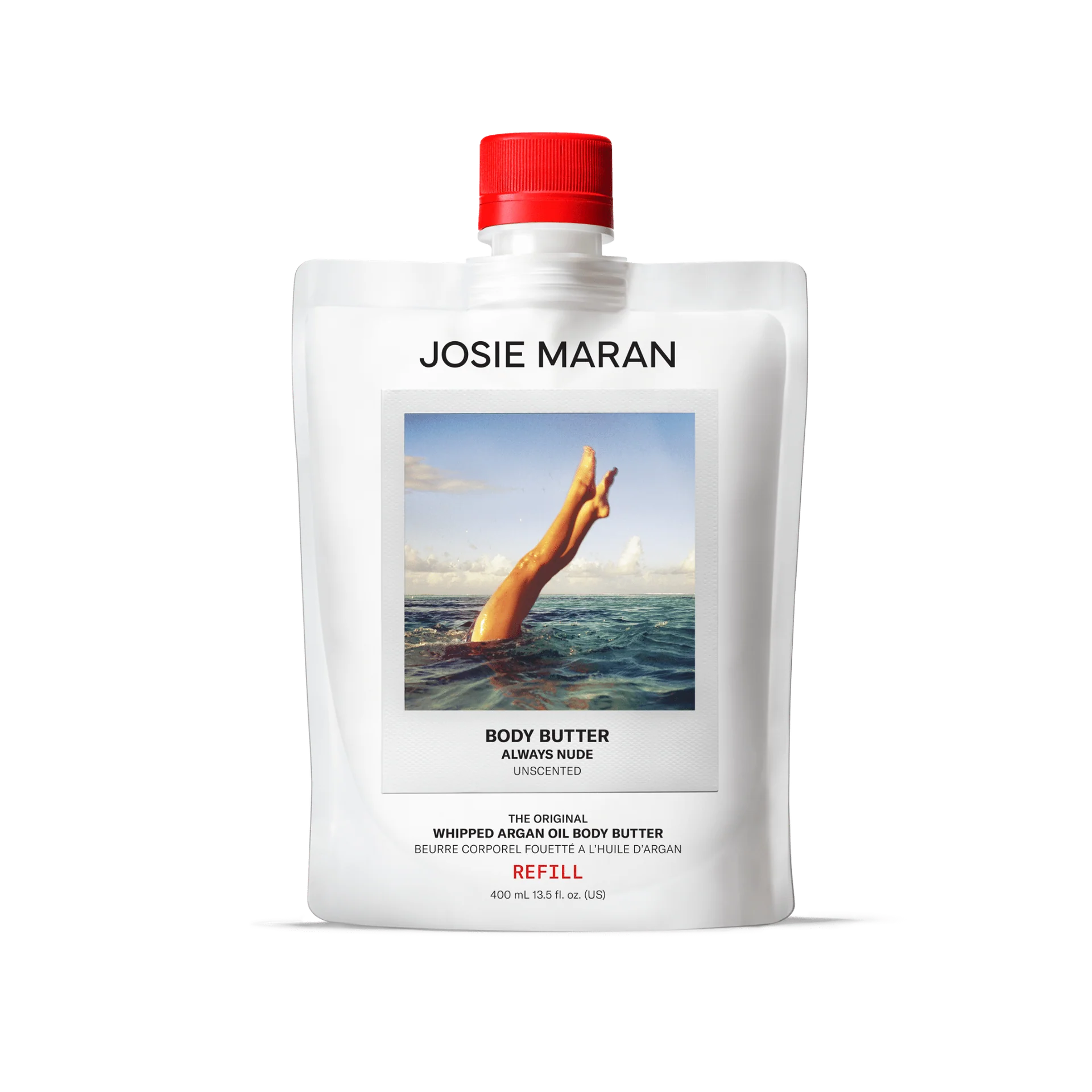 Josie Maran Whipped Argan Oil Body Butter - Ultra Hydrating Moisturizing Cream for Dry Skin, Natural & Organic Skincare - Perfect for Daily Use, After Shower & Nighttime Routine