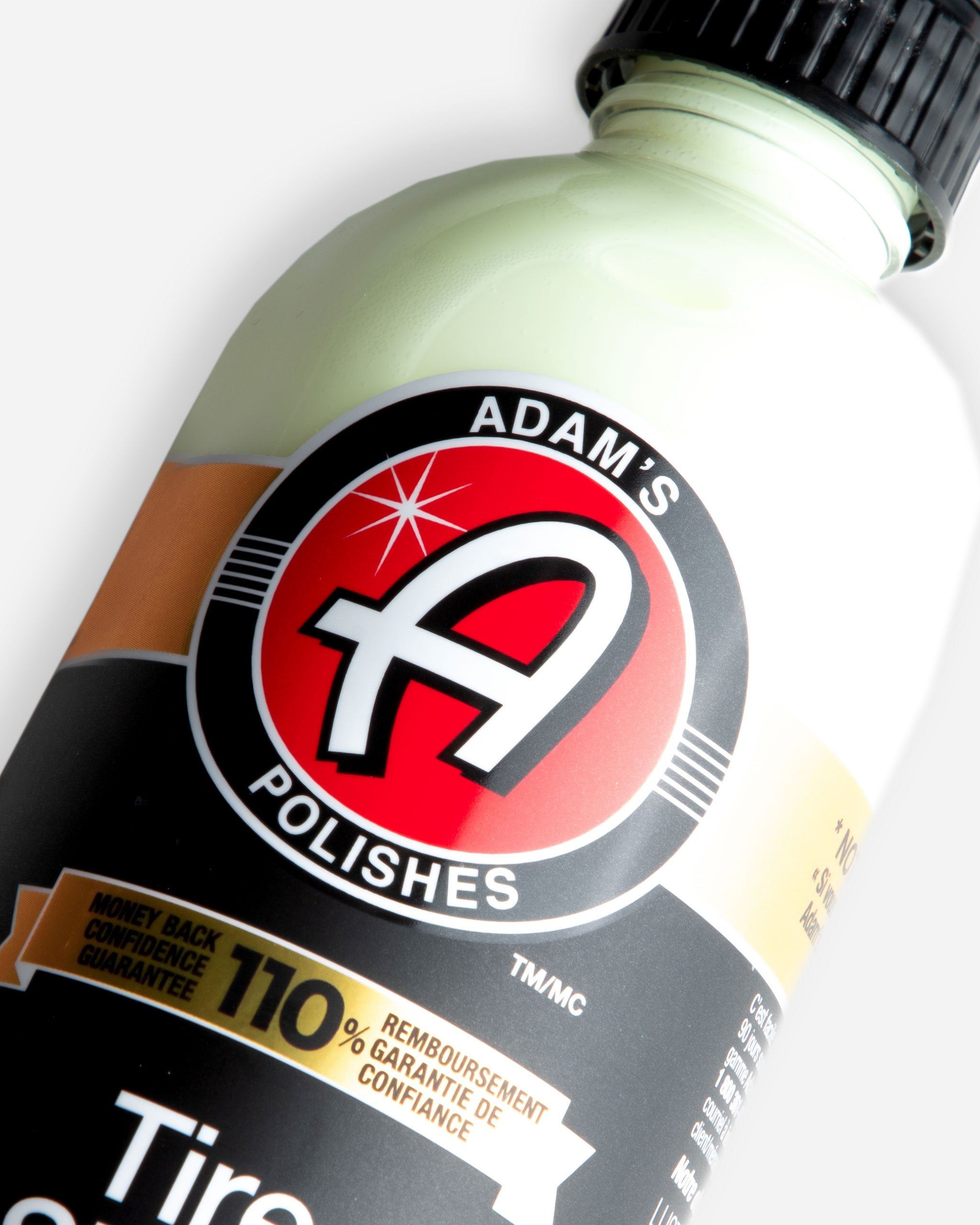Adam's Premium Tire Shine Spray - Long-Lasting Tire Shine & Protectant for Cars, Trucks & SUVs - Enhances Tire Black & Prevents Cracking - Perfect for Car Detailing, Showroom Shine & Daily Protection
