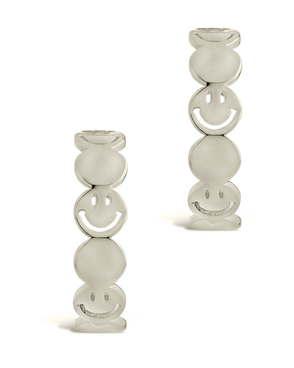 Stylish Smile Hoop Earrings for Women - Trendy Gold & Silver Jewelry for Everyday Wear, Parties & Gifts