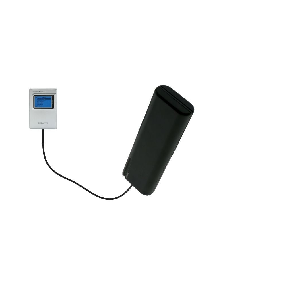 Portable AA Battery Charger with USB Output - Emergency Power Bank for MP3 Players, Creative Nomad Jukebox Zen - Perfect for Travel, Camping & Power Outages