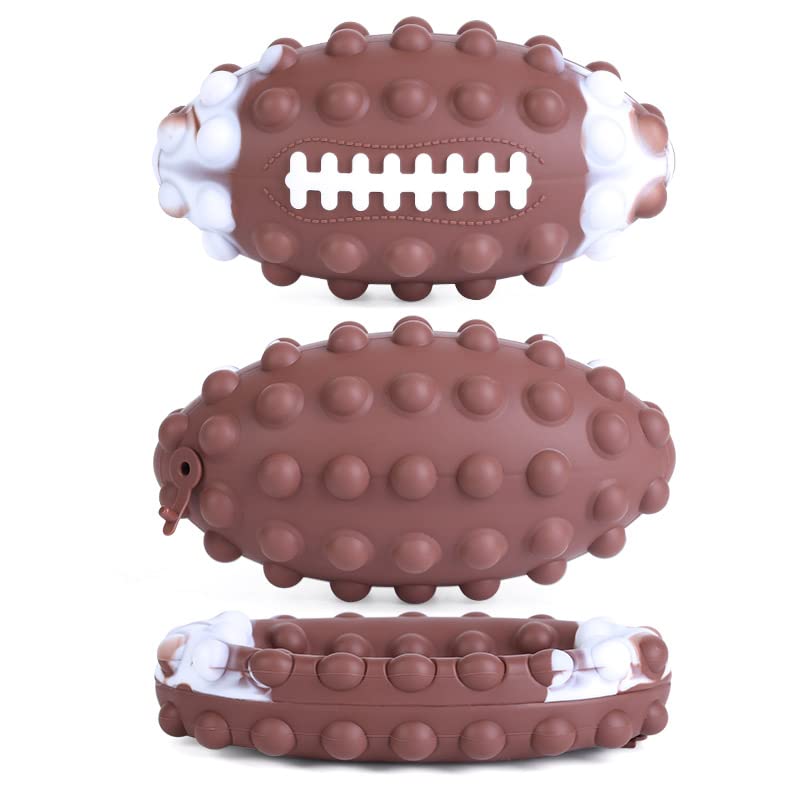 Kimmani Popit Decompression Ball - Stress Relief Fidget Toys for Kids & Adults, Autism Sensory Toys, Portable Anti-Anxiety Sensory Game for Home, Office & Travel (Brown)