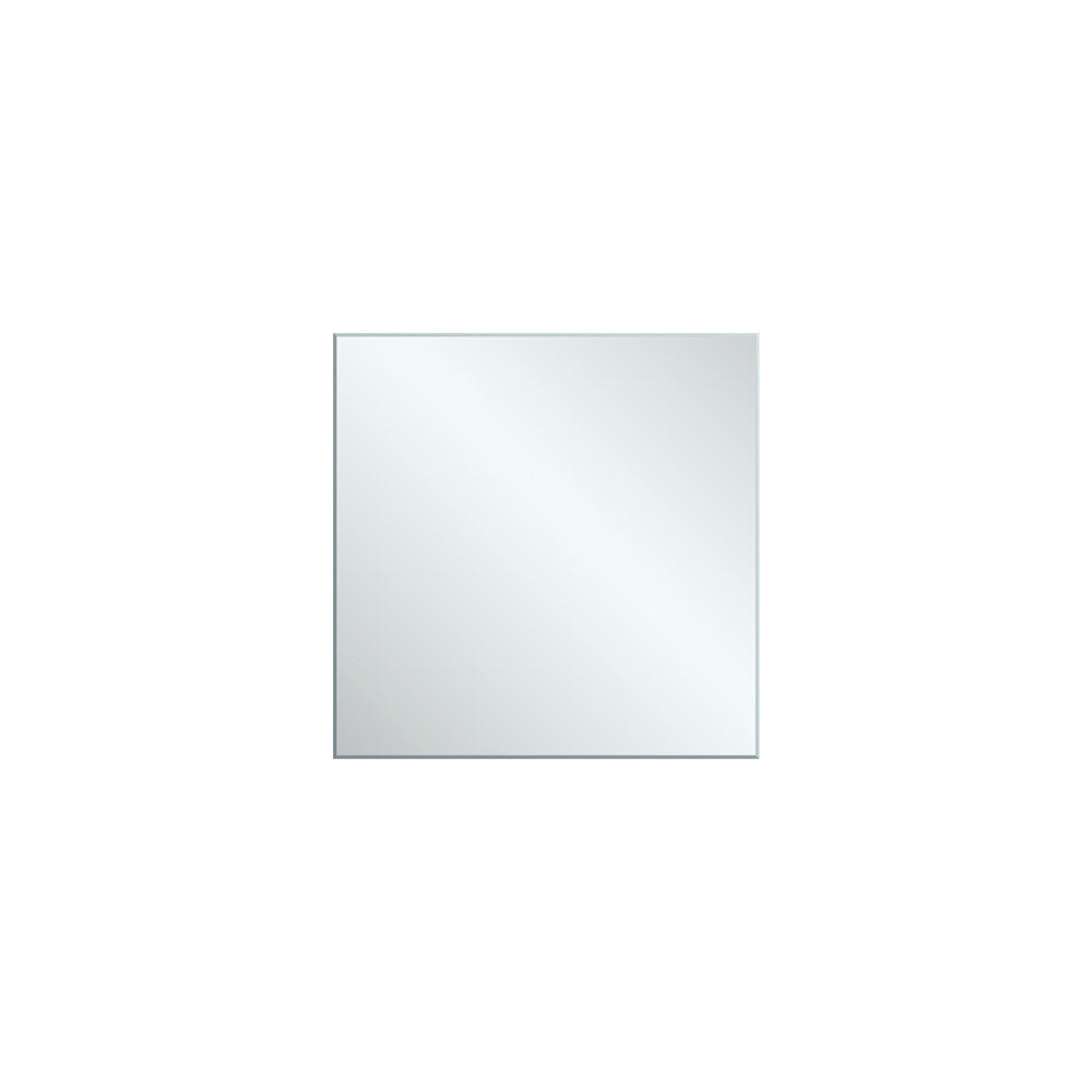 Fienza BEM 7575 Bevel Edge Rectangular Mirror 30x30 Inches - Modern Frameless Bathroom Wall Mirror for Vanity, Hallway, or Bedroom Decor