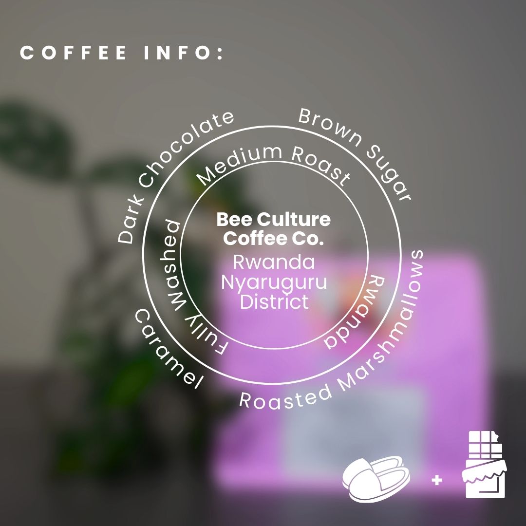 Premium Rwanda Nyaruguru District Single Origin Coffee Beans - Specialty Arabica Whole Bean Coffee for Pour Over, French Press & Espresso - Perfect for Home Brewing & Gifting