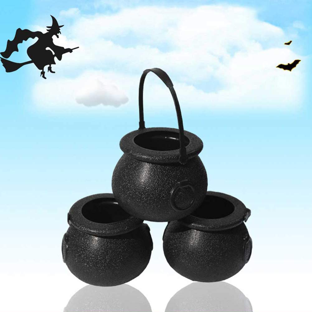 ABOOFAN 3-Piece Halloween Party Bags Set - Candy Buckets for Trick or Treat, Pumpkin Lanterns & Skull Themed Treat Bags - Perfect for Halloween Parties, Baby Baptism Decor & Fruit Themed Events