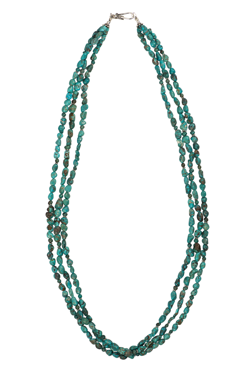 Paige Wallace Turquoise Tube Necklace - Elegant Boho Jewelry for Women | Perfect for Casual Wear, Parties & Gifts | Handmade Statement Necklace for Everyday Style