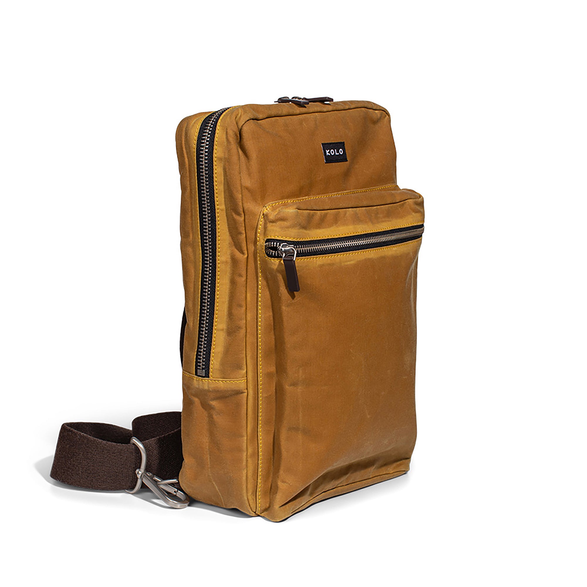 Derby Sling Bag Wax Leather Crossbody Bag for Men & Women - Stylish & Durable for Travel, Work & Everyday Use