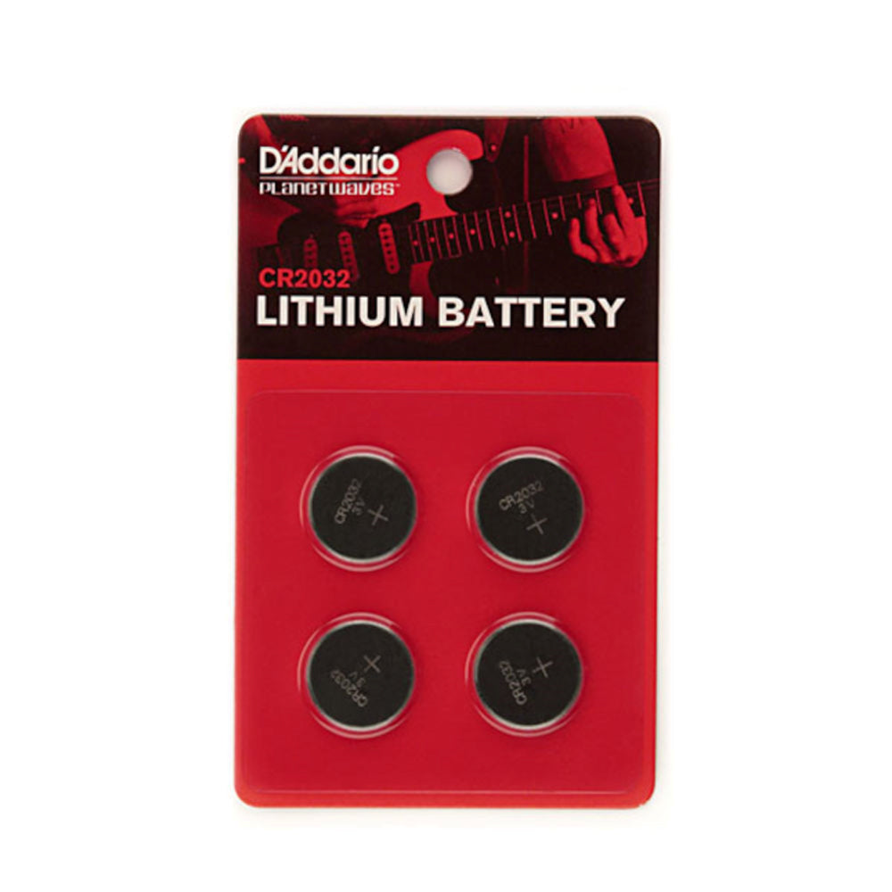 D'addario CR2032 3V Lithium Coin Battery - Long Lasting Power for Watches, Key Fobs, Calculators & Medical Devices (10-Pack)