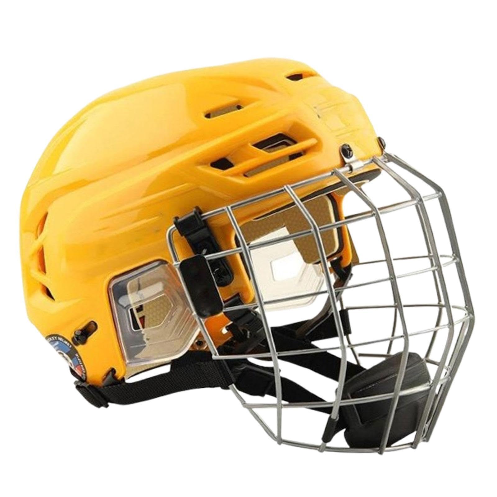 YIJU Adjustable Ice Hockey Helmet with Facemask - Professional Sports Equipment for Hockey Players - Perfect for Training, Competition & Speed Skating