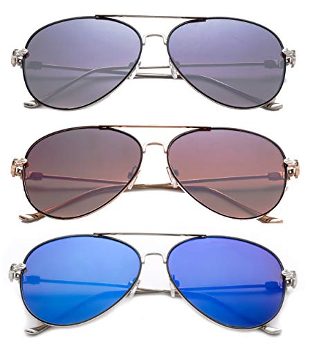 3 Pack Black, Brown & Blue