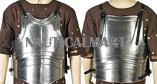 NauticalMart 18 Gauge Steel Body Armor Breast Plate - Tactical Protection for Military, Police & Security Personnel - Outdoor Survival & Self Defense Gear