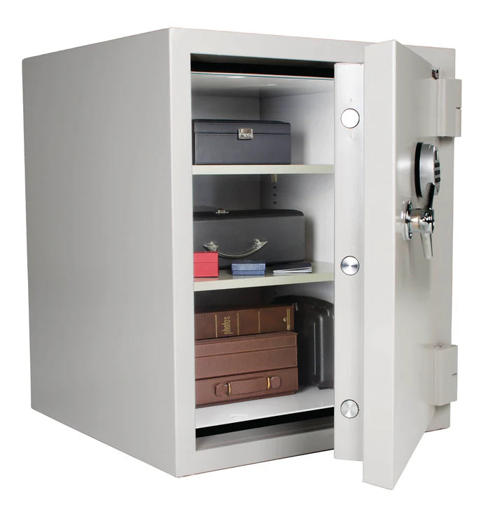 FireKing KF2722 1WHE 1-Hour Fireproof Safe Box for Home & Office - Protect Documents, Jewelry & Valuables from Fire Damage
