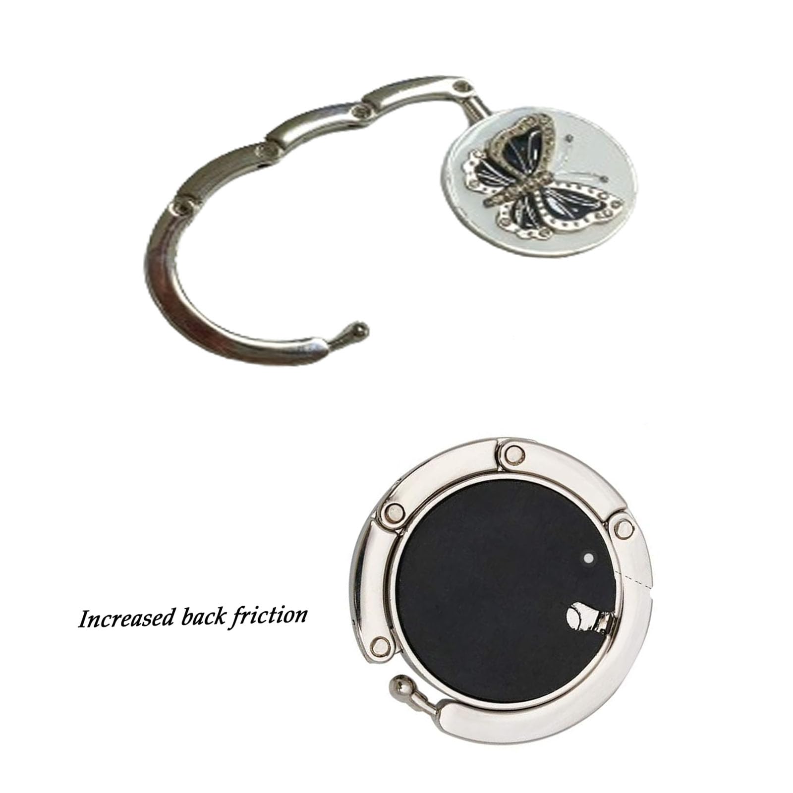 4-Pack Foldable Purse Hook for Women - Table Handbag Hanger Holder for Restaurants, Travel & Shopping - Durable Bag Hook for Purses & Totes