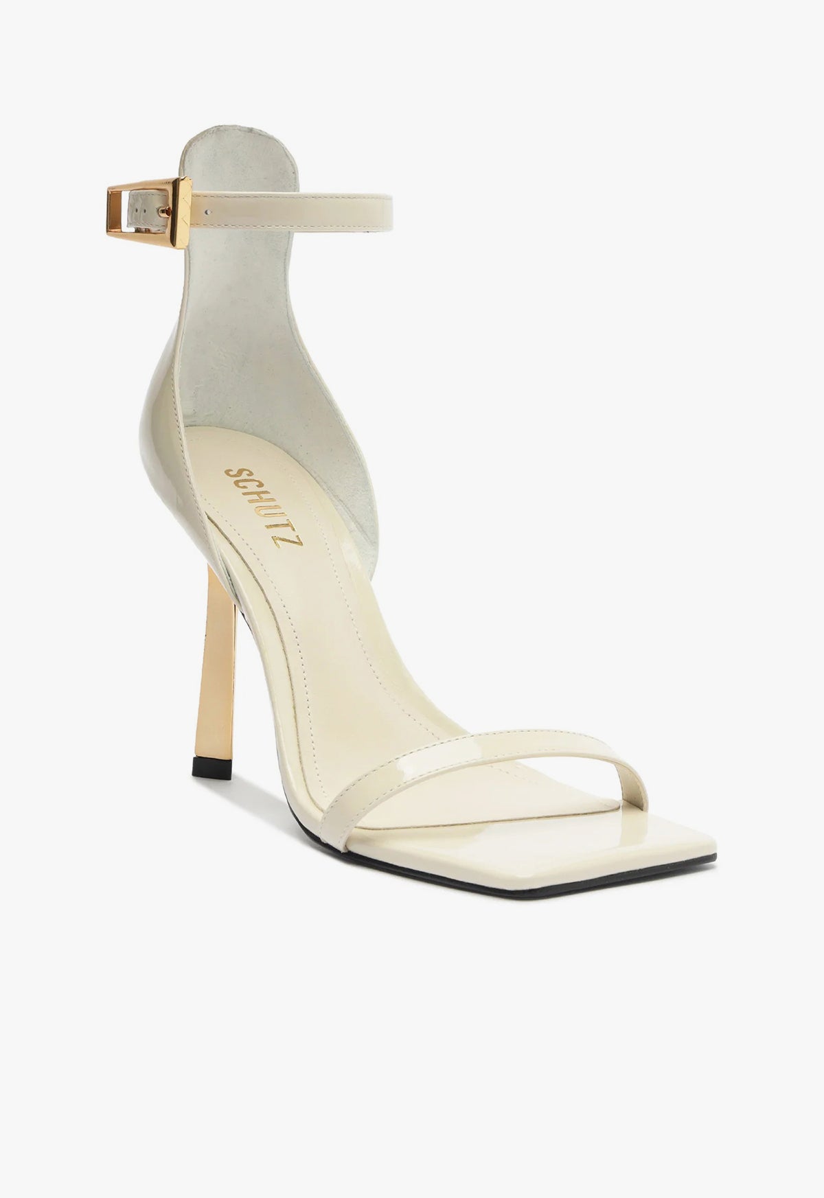 Ciara Women's Patent Leather Sandals - Comfortable Strappy Heeled Sandals for Summer, Weddings & Parties | Fashionable Dress Shoes for Women