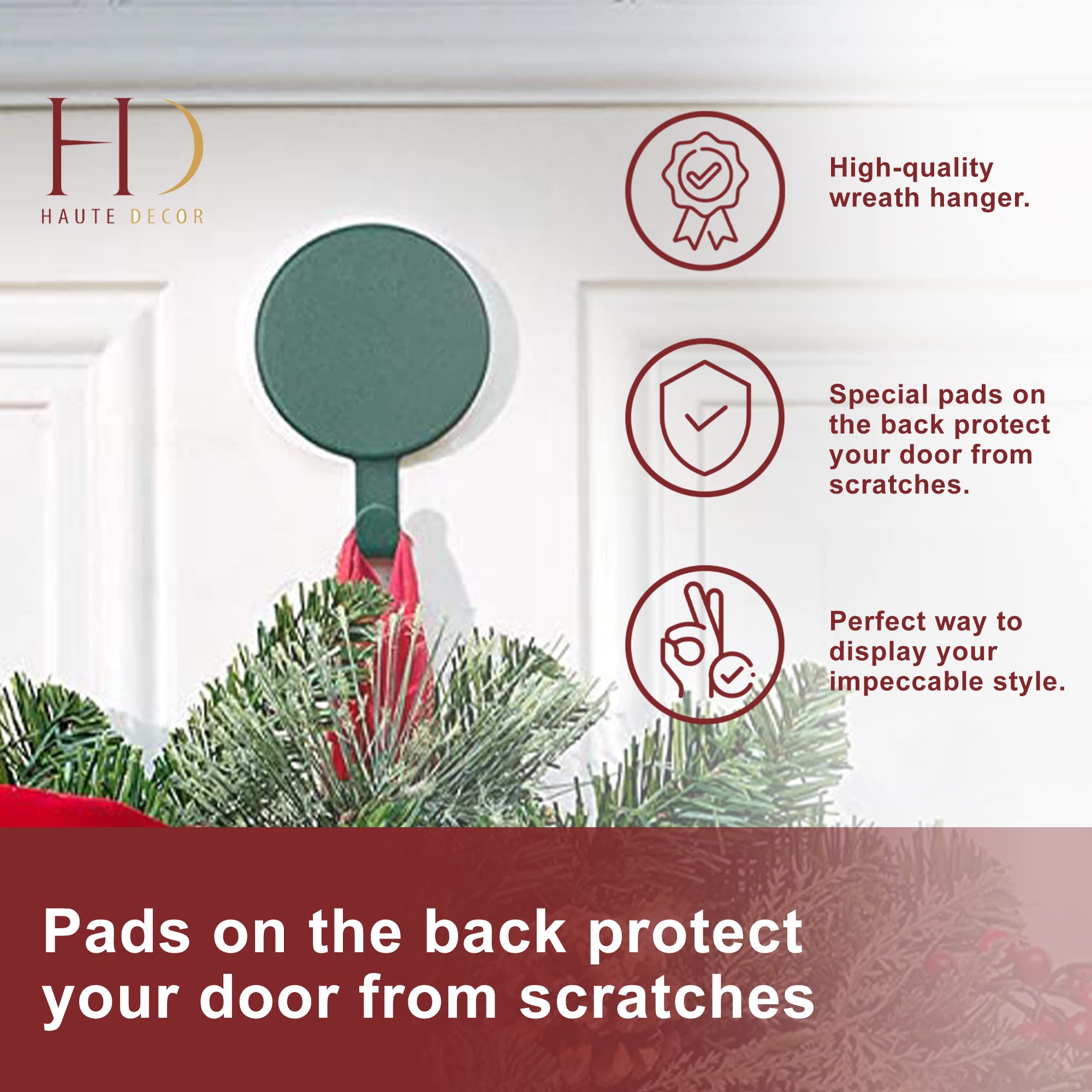 Strong Magnetic Hook - 1 Pack for Metal Doors & Surfaces | Home & Office Use