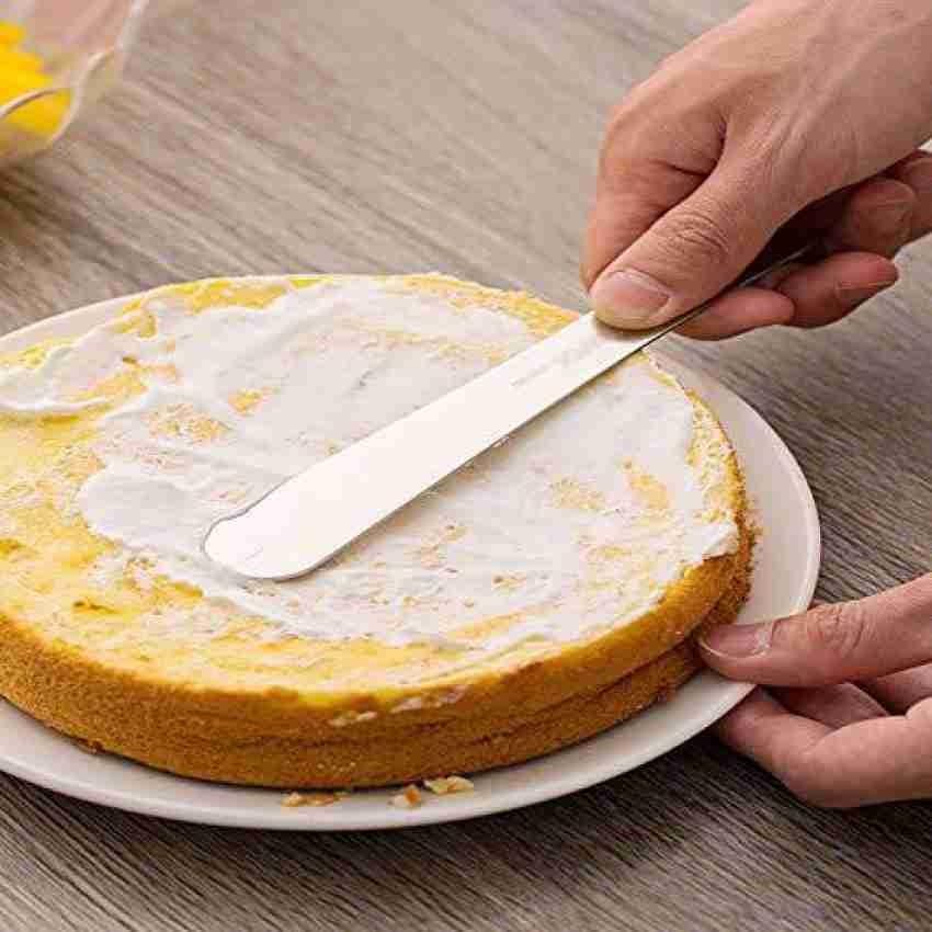 8 Inch Stainless Steel Cake Palette Knife - Professional Straight Icing Spatula for Baking, Cake Decorating & Pastry Making | Perfect for Home Bakers & Professional Chefs