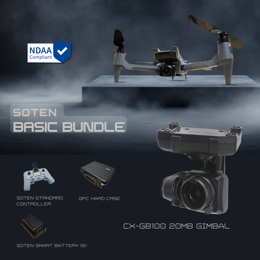 ACSL SOTEN Drone Basic Bundle with Camera - FPV Quadcopter for Beginners, Aerial Photography & Outdoor Adventure