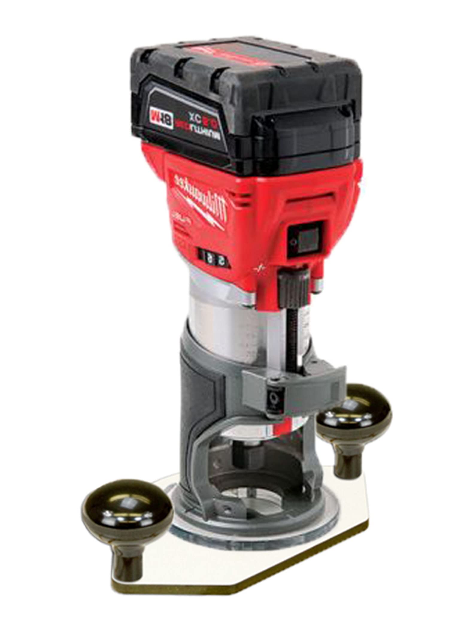 Woodhaven Trim & Compact Router Plates for Milwaukee M18 Compact Router - Perfect for Woodworking, DIY Projects & Professional Carpentry