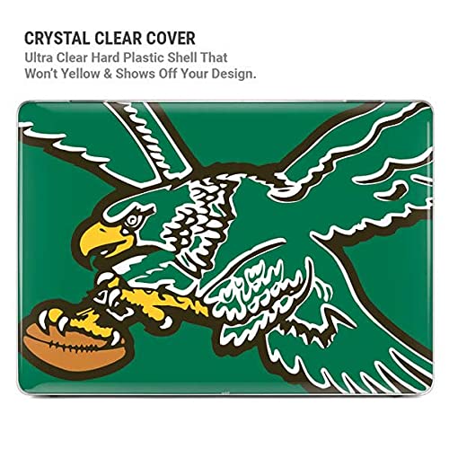 Official NFL Philadelphia Eagles Retro Logo Skin & Case for MacBook Pro 16-inch (2019-2020) | Protective Cover with Custom Design | Perfect for Work, School & Travel