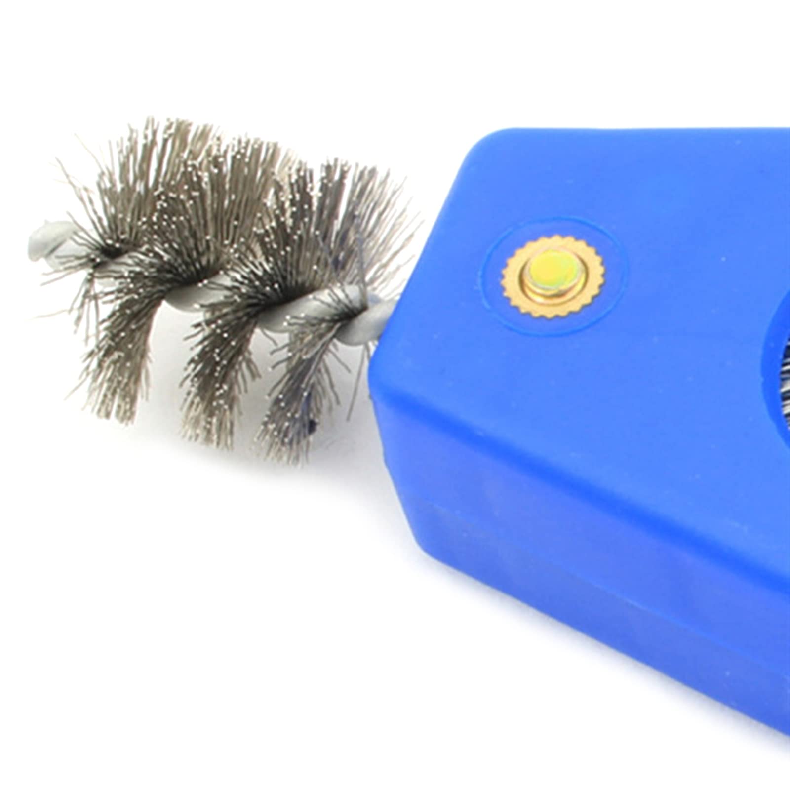 4-in-1 Tube & Fitting Brush - Professional Plumbing Tool for Pipe Deburring, Inside/Outside Cleaning - Heavy Duty Wire Brush for Copper Pipes, HVAC & Plumbing Repairs - Perfect for DIY Home Improvement and Professional Use