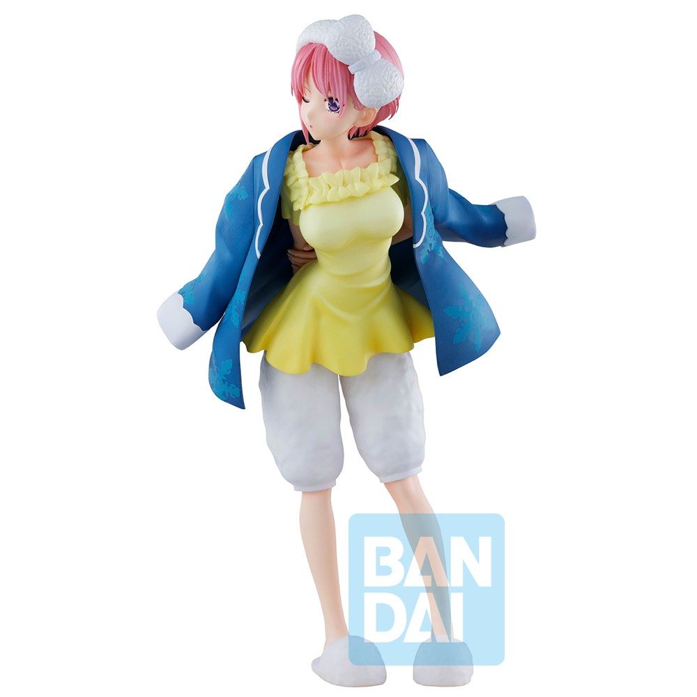 Bandai Ichibansho The Quintessential Quintuplets Ichika Nakano Loungewear Ver. Anime Figure - Collectible Display for Anime Fans, Home Decor, and Gift for Otaku Enthusiasts