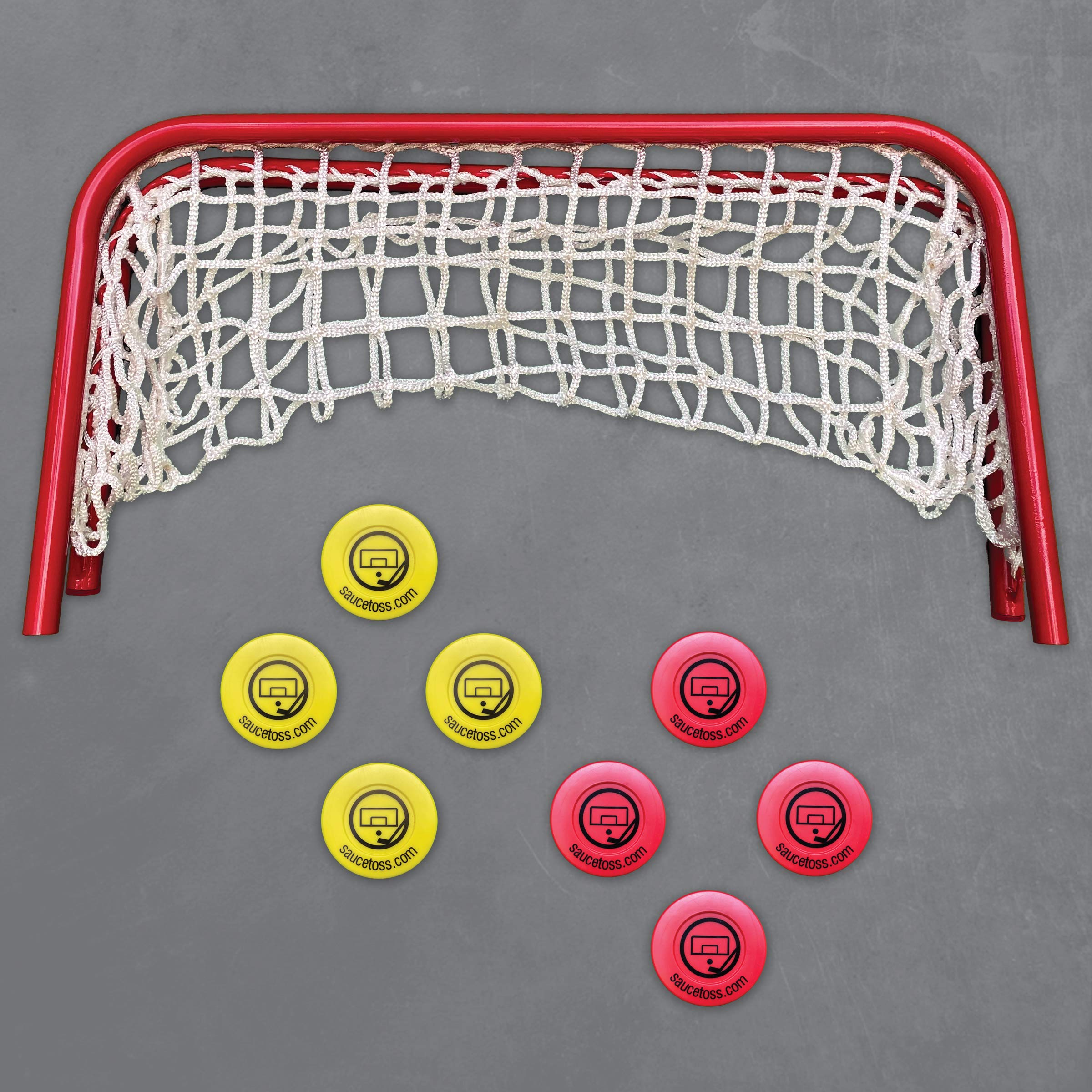 Premium Hockey Sauce Pass Game - Portable Training & Trick Shot Practice for Players - Perfect for Backyard, Tailgate & Street Hockey Fun