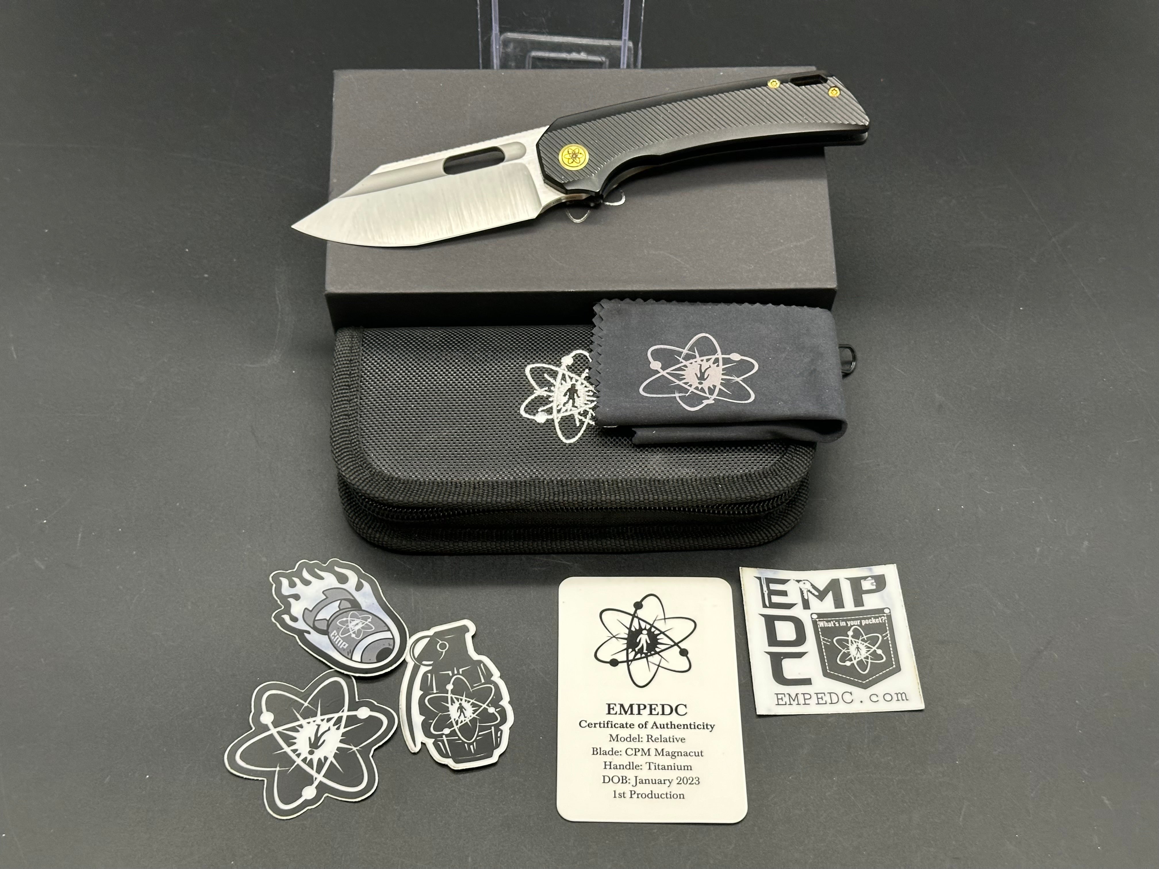 EMPEDC Relative Magnacut Folding Knife - Premium Pocket Knife for Everyday Carry, Outdoor & Survival Use