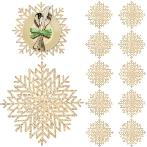 Gold Snowflakes