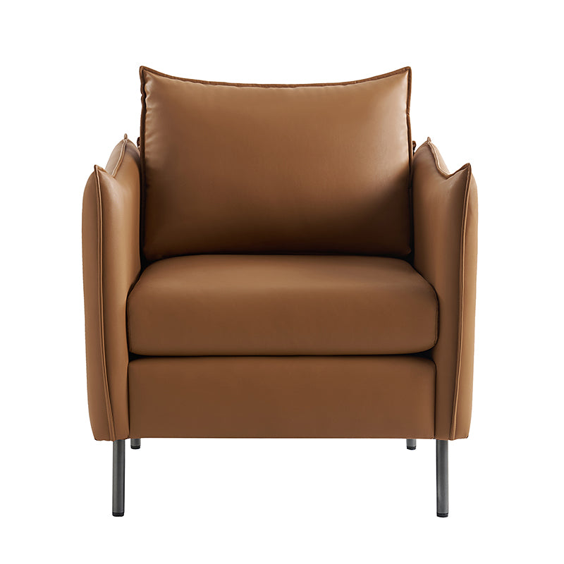 Modern Comfy Armchair with Cat Anti-Scratch Fabric - Stylish & Durable Living Room Chair for Pet Owners - Perfect for Reading, Relaxing, and Cat-Friendly Spaces