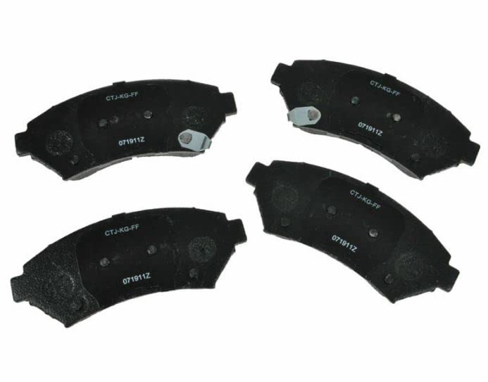 Ceramic Disc Brake Pad Set for Chevy - Front Brake Pads Replacement Kit | Durable & Quiet Performance for Chevy Silverado, Tahoe, Suburban | Perfect for City Driving, Highway Commuting & Towing