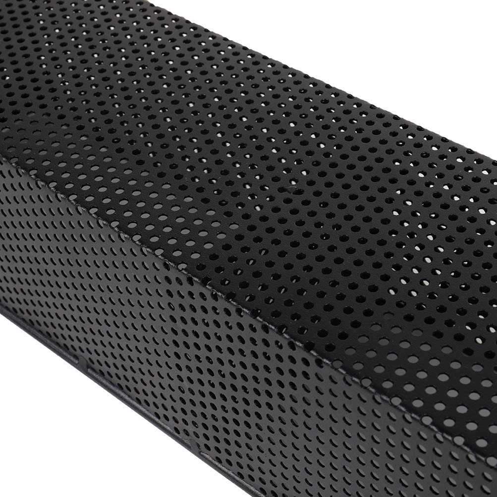 ECCPP Heavy Duty Steel Mesh Golf Cart Front Dash Storage Basket - Organizer Tray for EZGO RXV 2008+ Gas & Electric Models | Additional Utility Storage Solution | Perfect for Golf Course Accessories, Snacks & Personal Items - Black