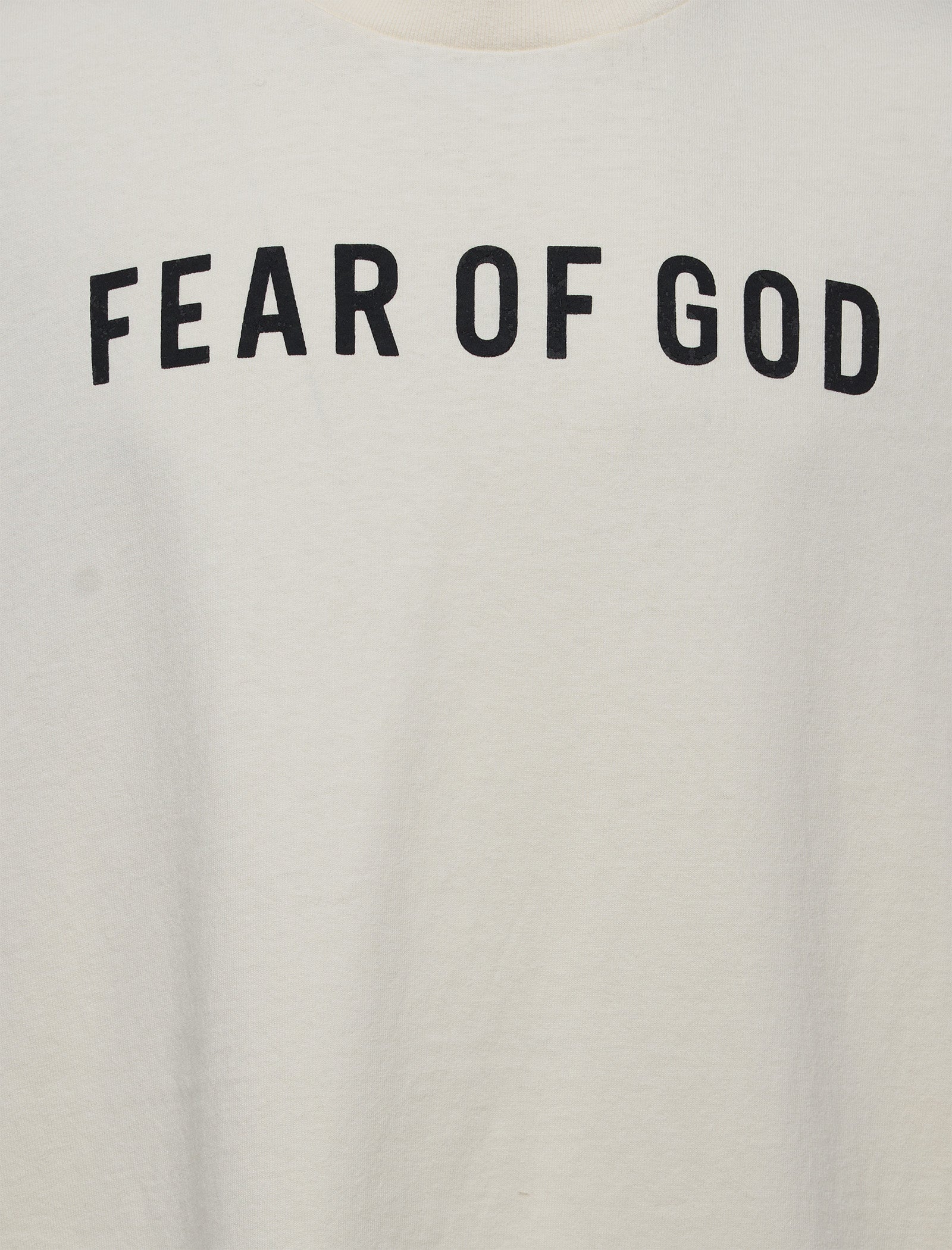 Fear of God Essential Logo Printed T-Shirt for Men - Casual Streetwear Tee for Everyday Wear and Layering