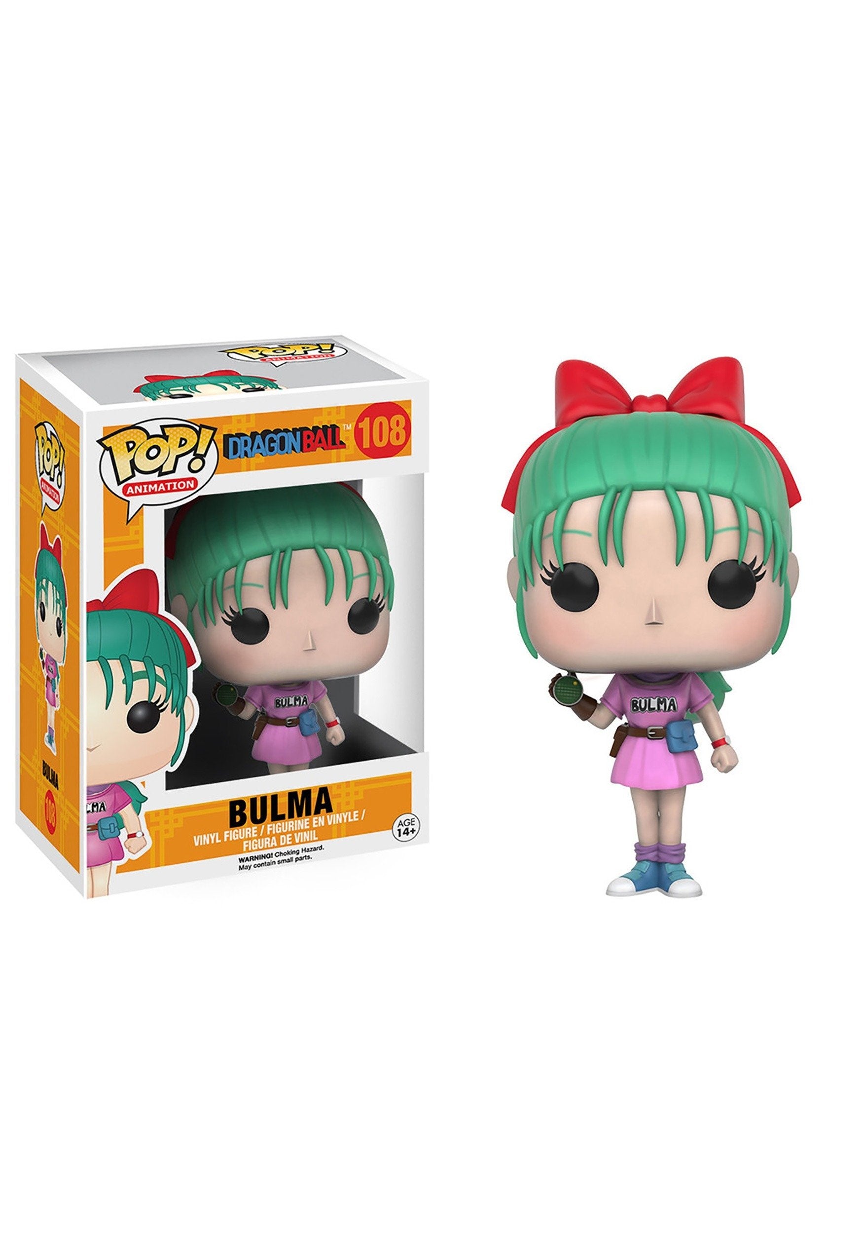 Dragon Ball Z Bulma #108 Pop Vinyl Figure Collectible - Perfect for Anime Fans, Home Decor & Gift Giving