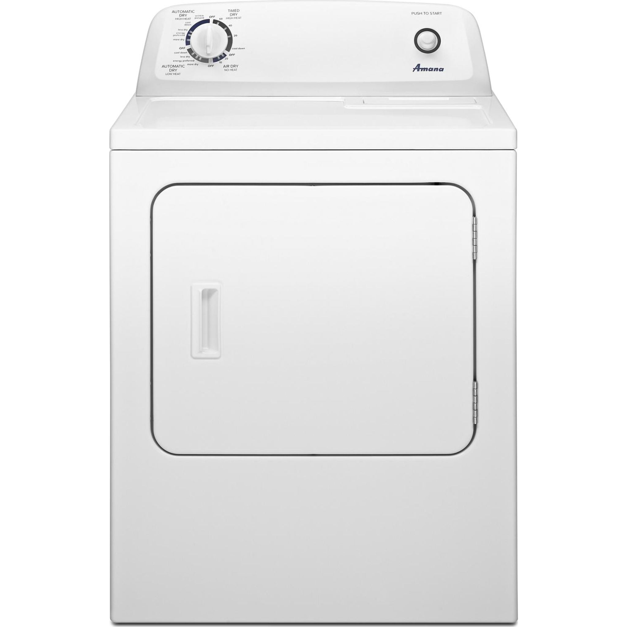 Amana YNED4655EW White Electric Dryer - Large Capacity, Energy Efficient for Home Laundry Room | Perfect for Families, Apartments & Laundry Centers