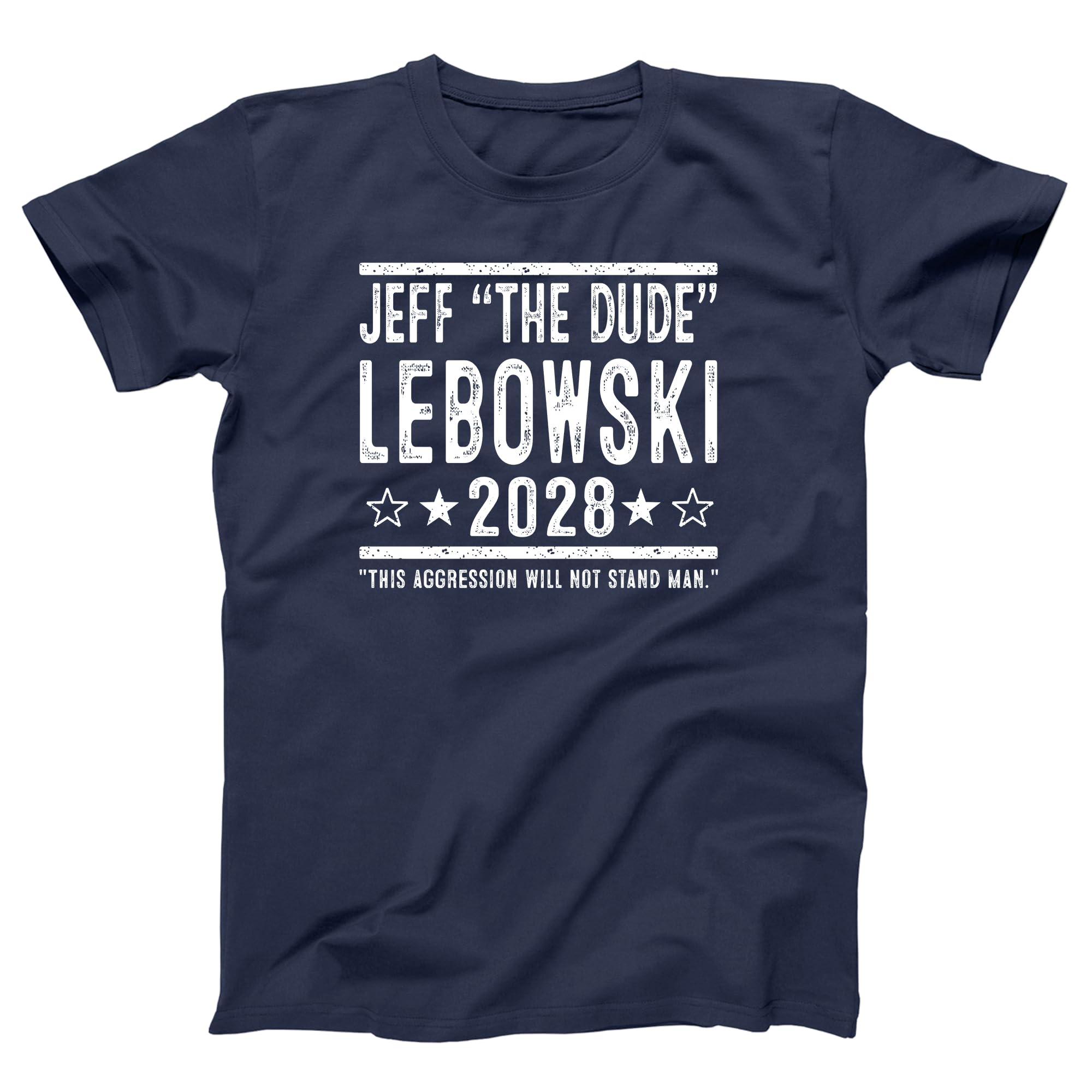 Jeff Lebowski 2028 Retro Funny T-Shirt - Vintage Humor Graphic Tee for Men & Women | Casual Wear, Movie Fan Gift, Pop Culture Apparel
