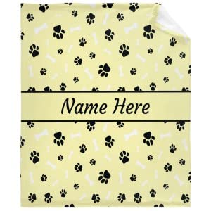 Custom Dog Pet Name Yellow1