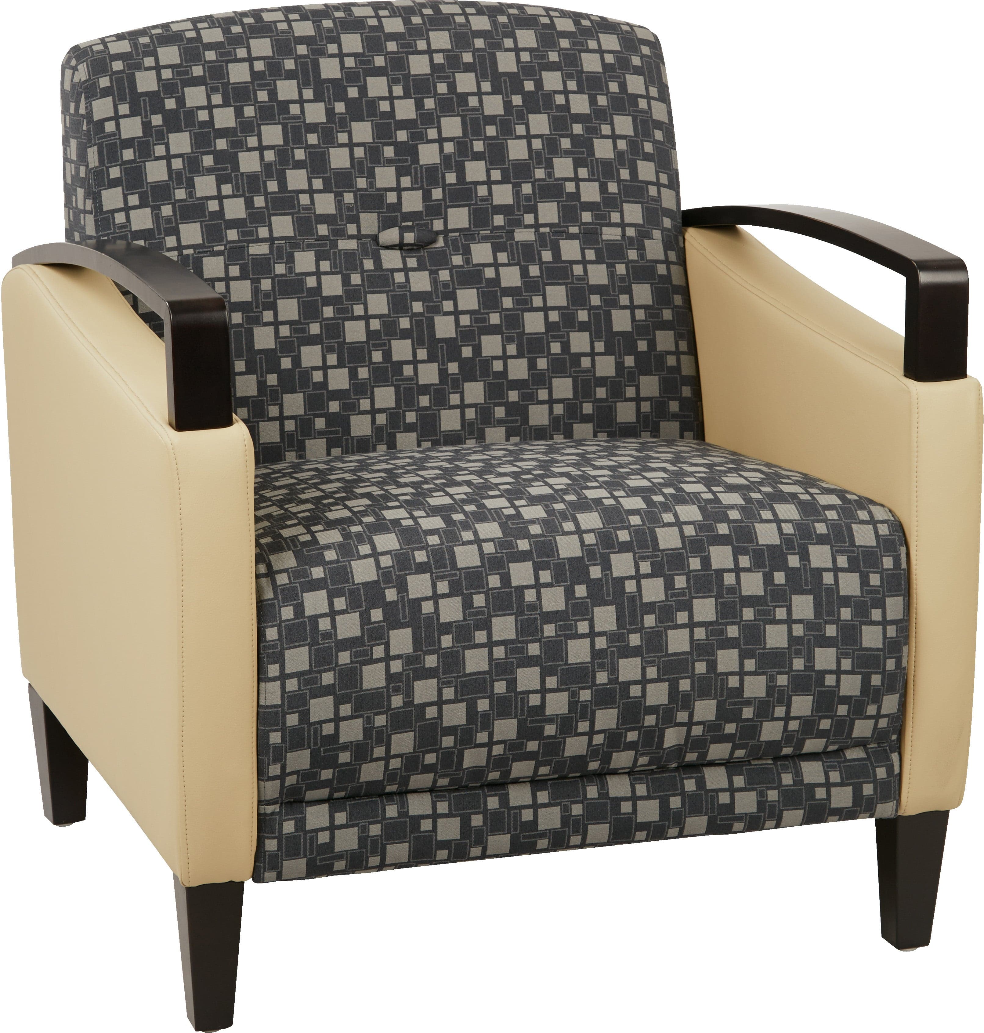 Office Star Main Street 2-Tone Custom Fabric Chair [MST51] - Ergonomic Office Chair for Home & Business Workspaces