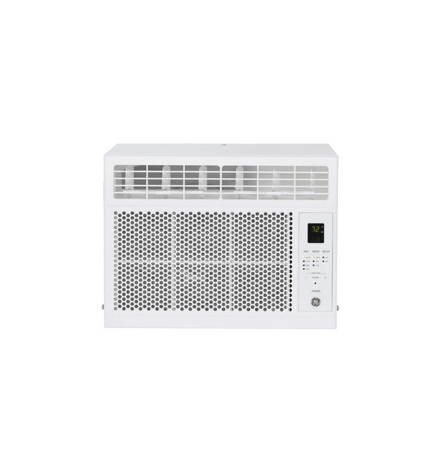 GE 6,000 BTU Window Air Conditioner - Cools 250 Sq.Ft - Remote Control Included - White (AHP06LZ) - Perfect for Bedrooms, Dorm Rooms & Small Apartments